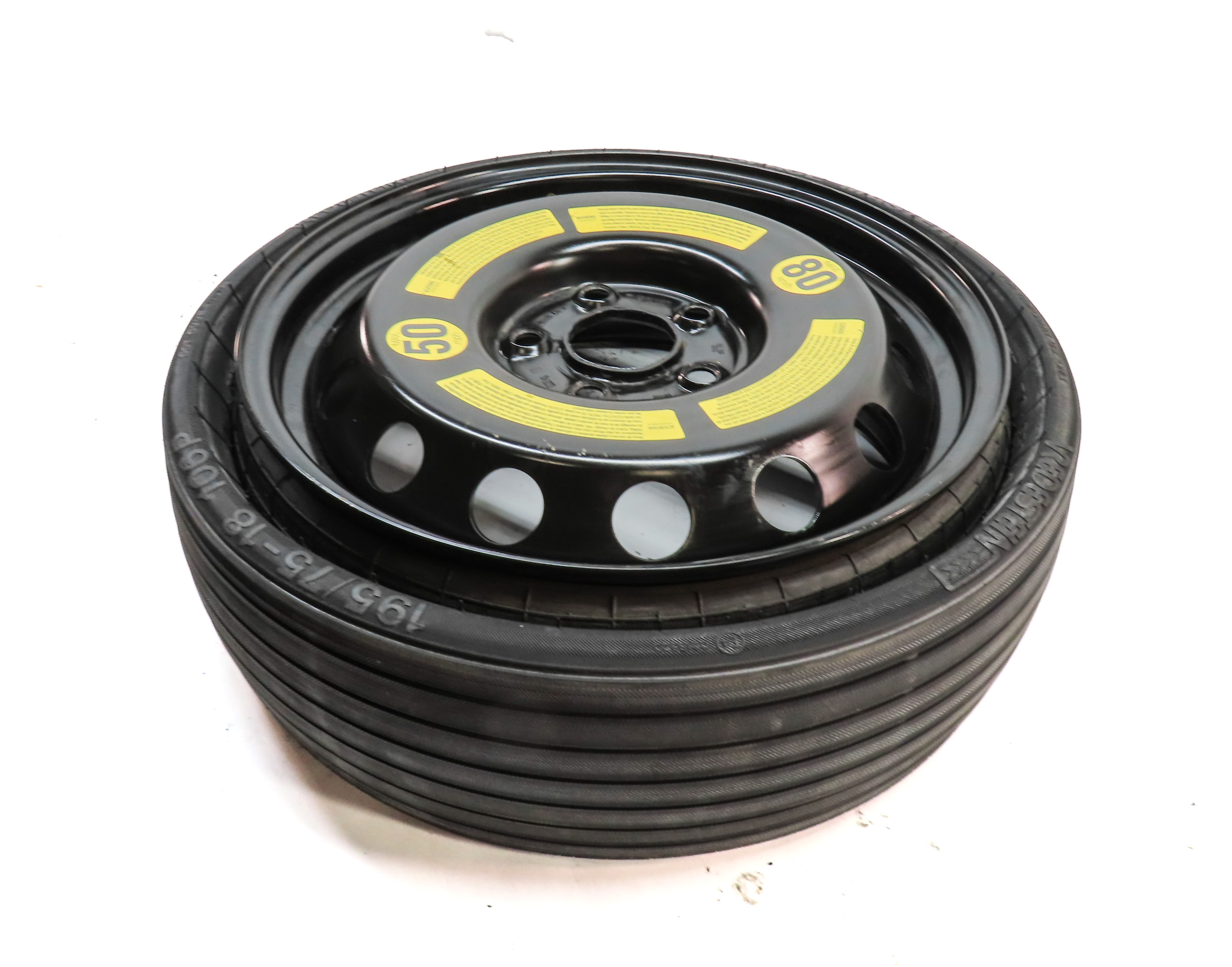 2003-2012 PORSCHE CAYENNE (955 957 958) 18x6.5 COLLAPSIBLE SPARE TIRE WHEEL RIM — exact item pictured